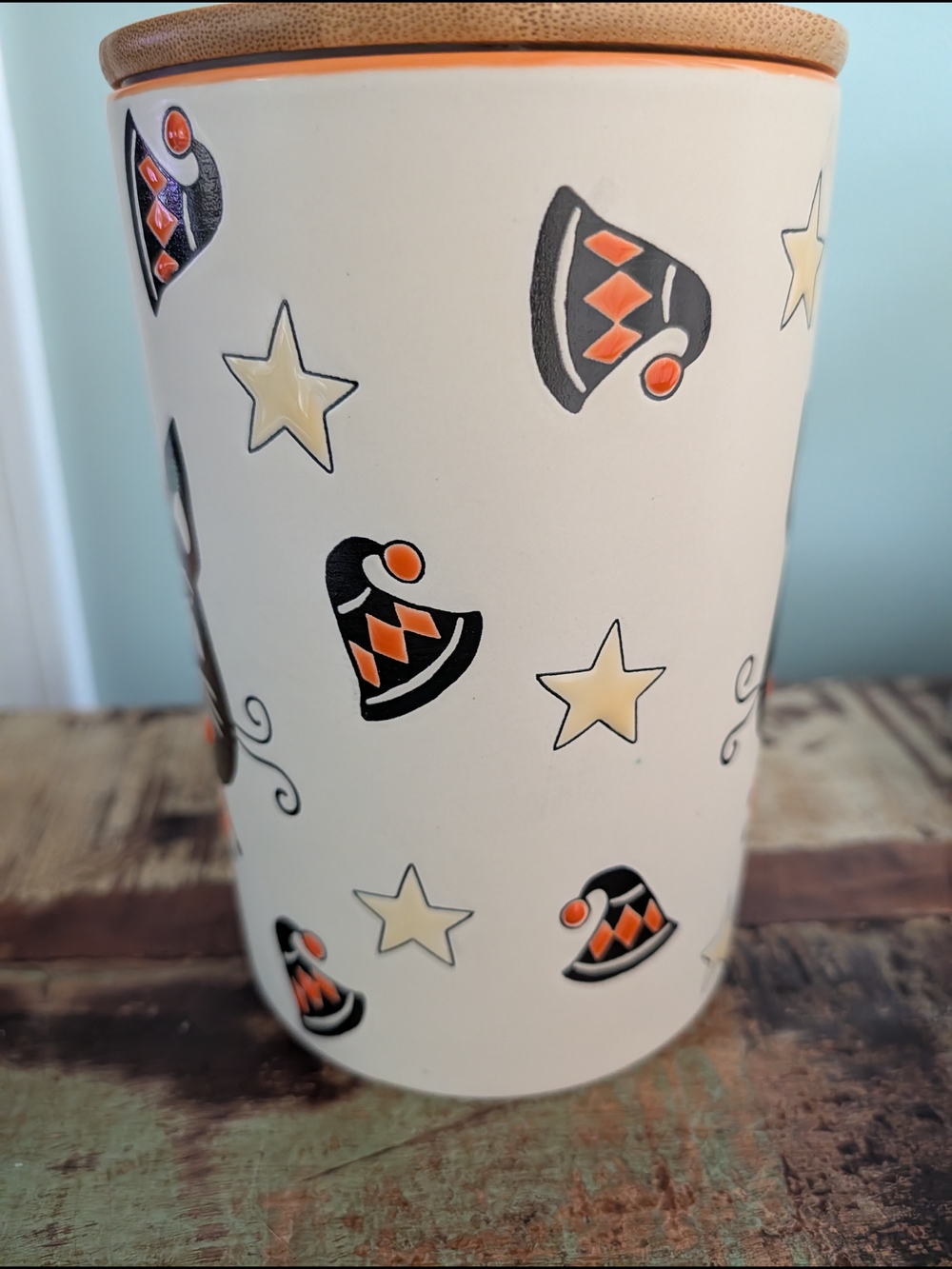 Eli And Ana Vintage Style Black Cat Halloween Decorative Canister - Picture 4 of 8